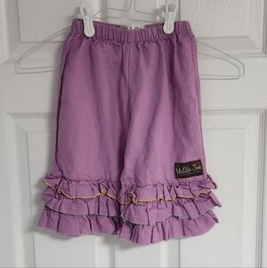 Matilda Jane Purple Ruffle Kids Shorts